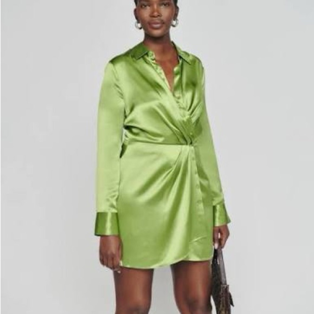 Reformation Alaine silk dress